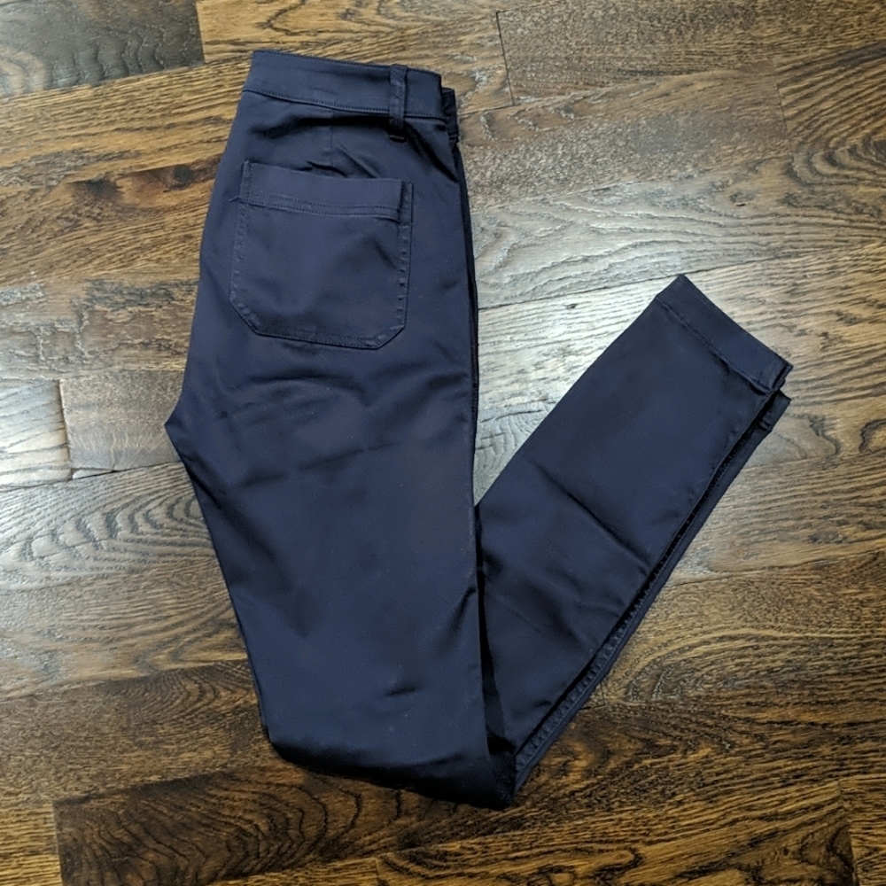 J. Crew gray Sateen Pants Size 26 Tall